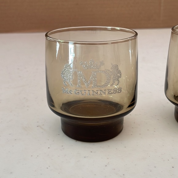 Two McGuinness Liqueur Bar Glasses 3 1/4” - Picture 3 of 5